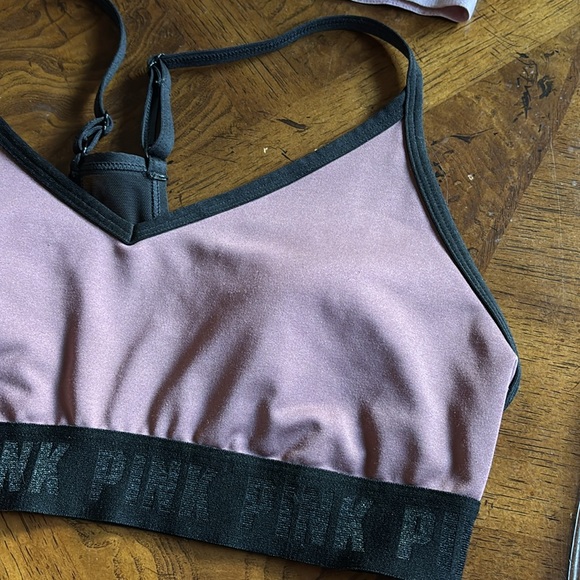 PINK sport Victoria's Secret racer back bras set of 2 size medium - Picture 7 of 11
